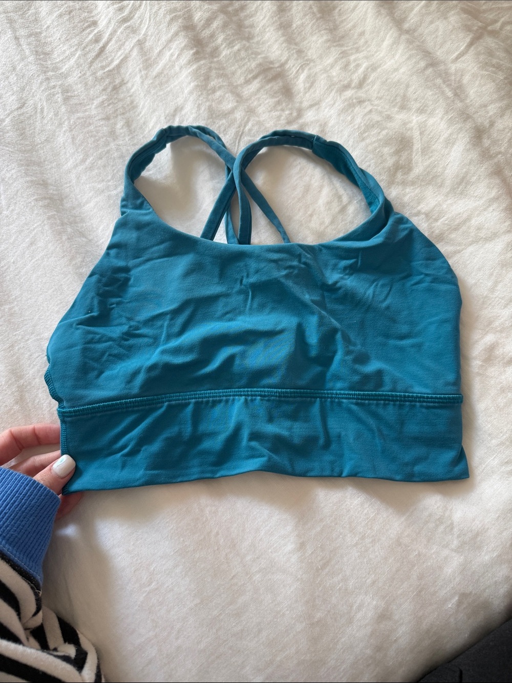 Teal Longline lulu energy bra - Women Intimates